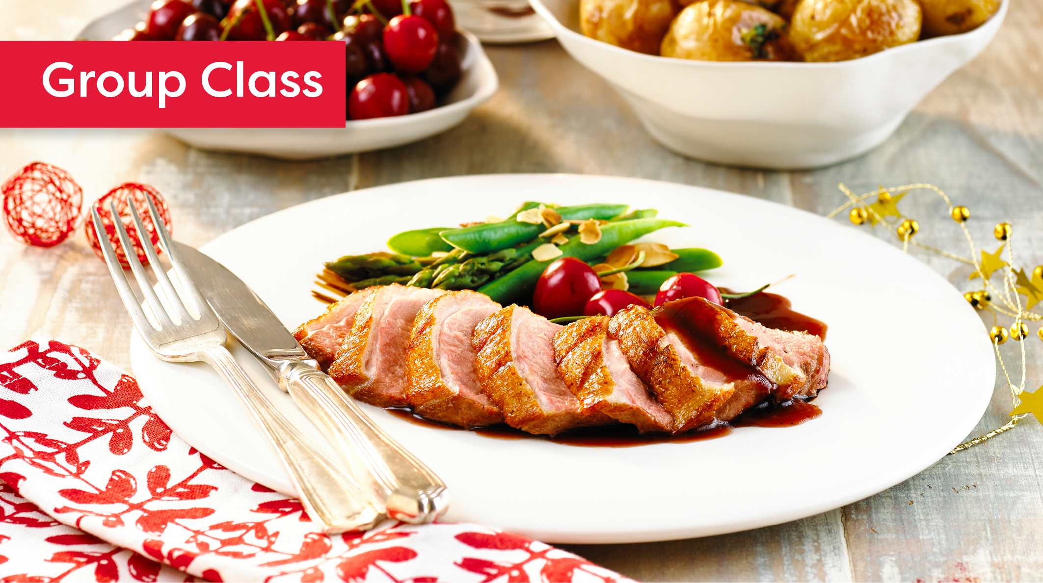 Christmas Duck Demonstration Cooking Class